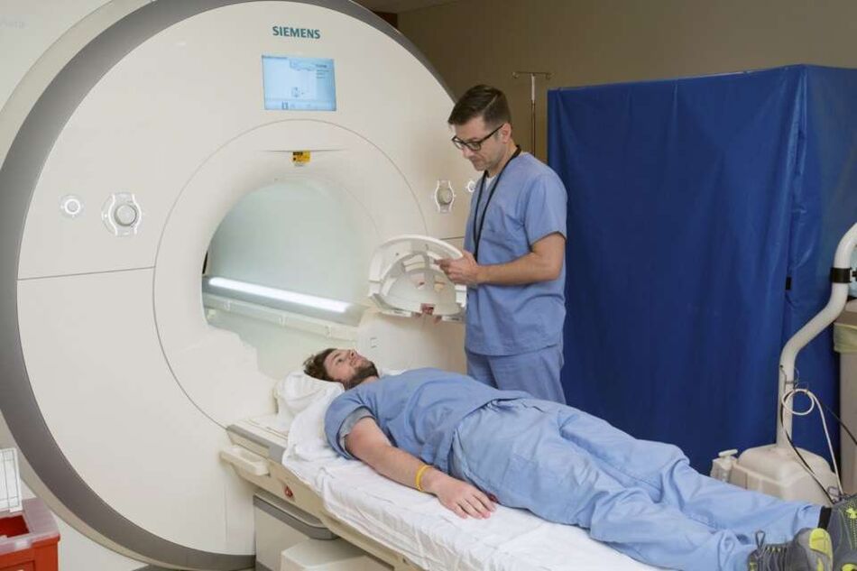 Gerrialdeko osteokondrosiaren MRI diagnostikoa